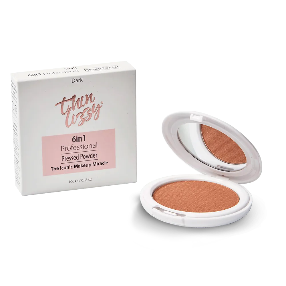 6in1 Professional Face Powder Compact - Buy One Get One Free   FREE Flawless Fibre Brush