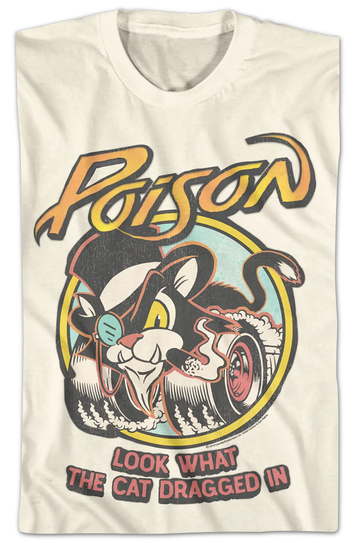 Animated Look What The Cat Dragged In Poison T-Shirt