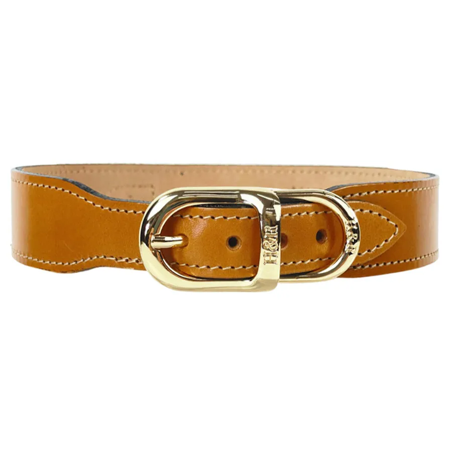 Au Naturale Dog Collar in Tan & Mexican Crazy Lace