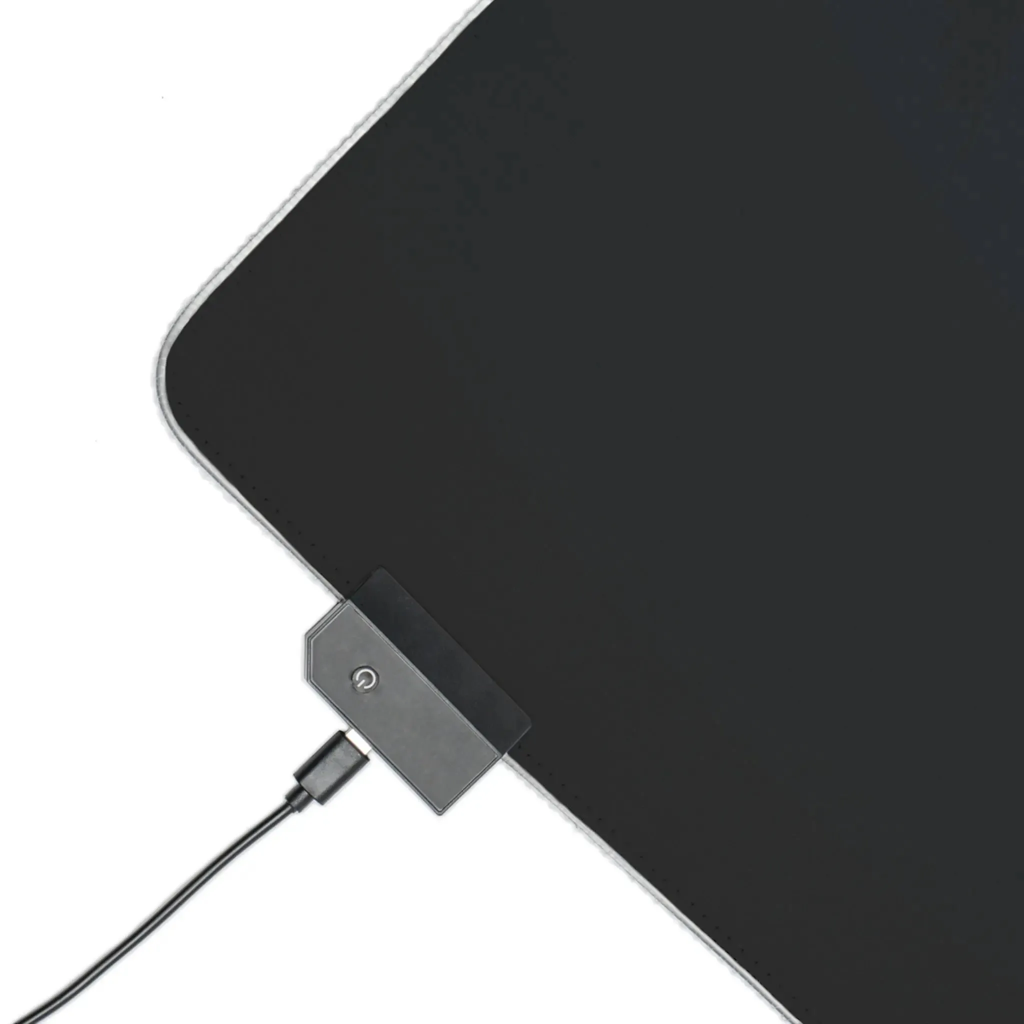 Aurora Glide: LED-Lit Gaming Desk Pad