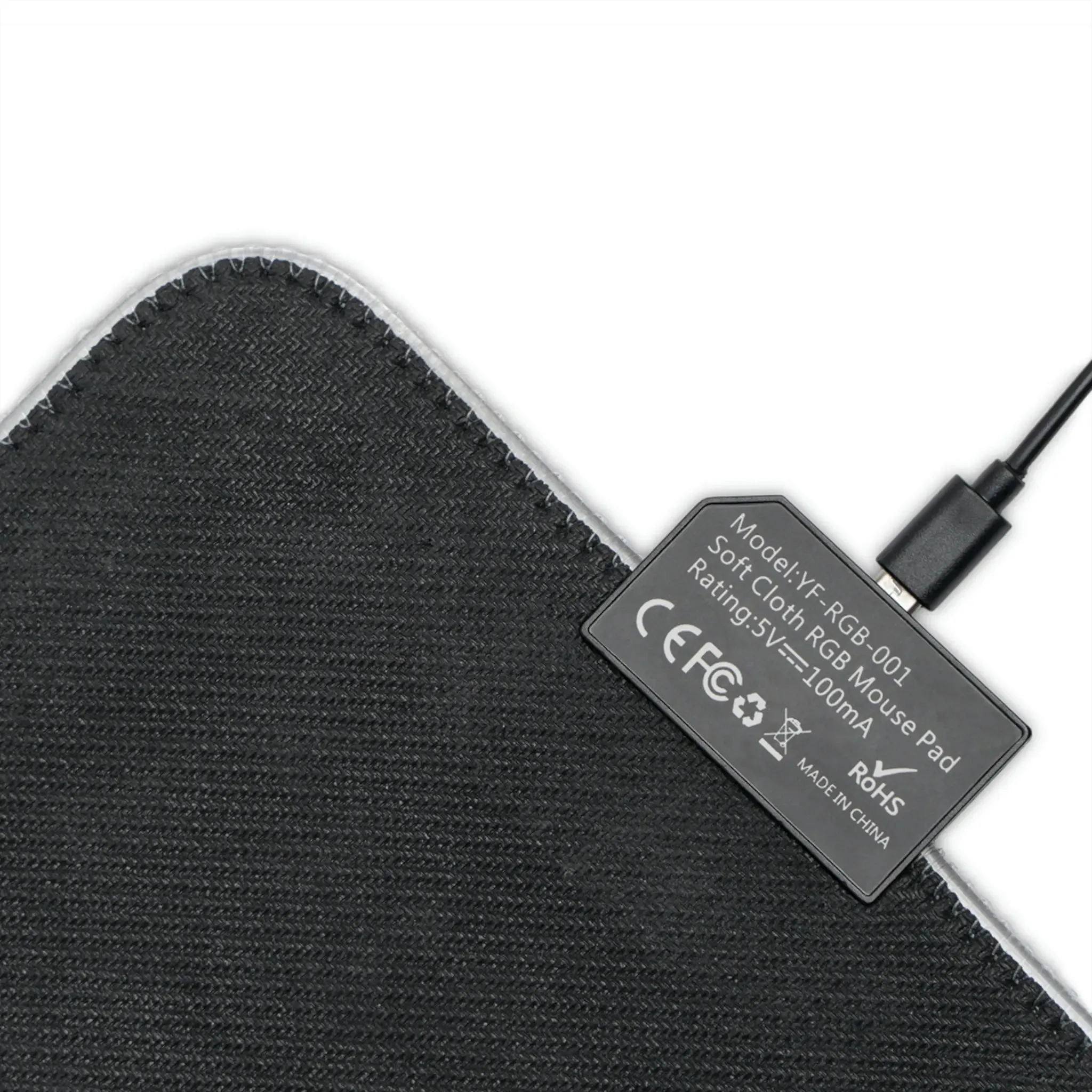Aurora Glide: LED-Lit Gaming Desk Pad