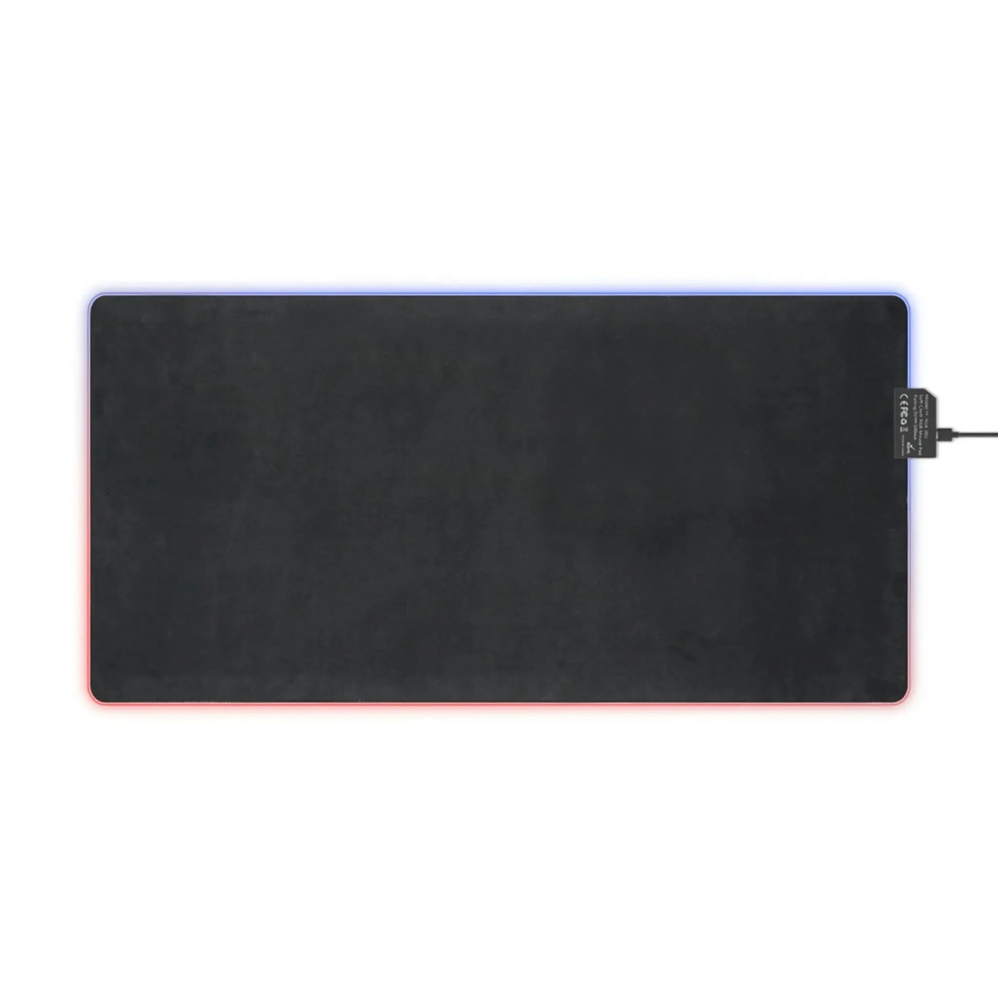 Aurora Glide: LED-Lit Gaming Desk Pad