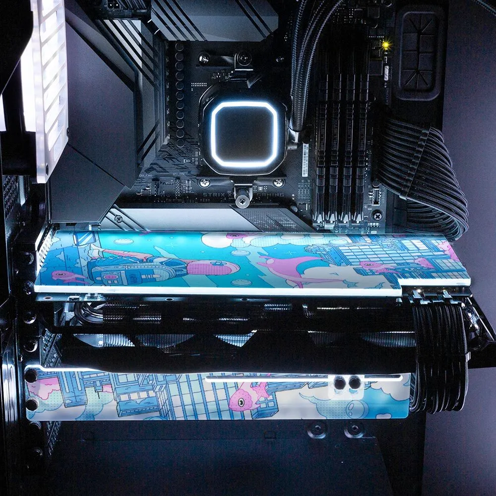 Blue Deviation RGB GPU Backplate