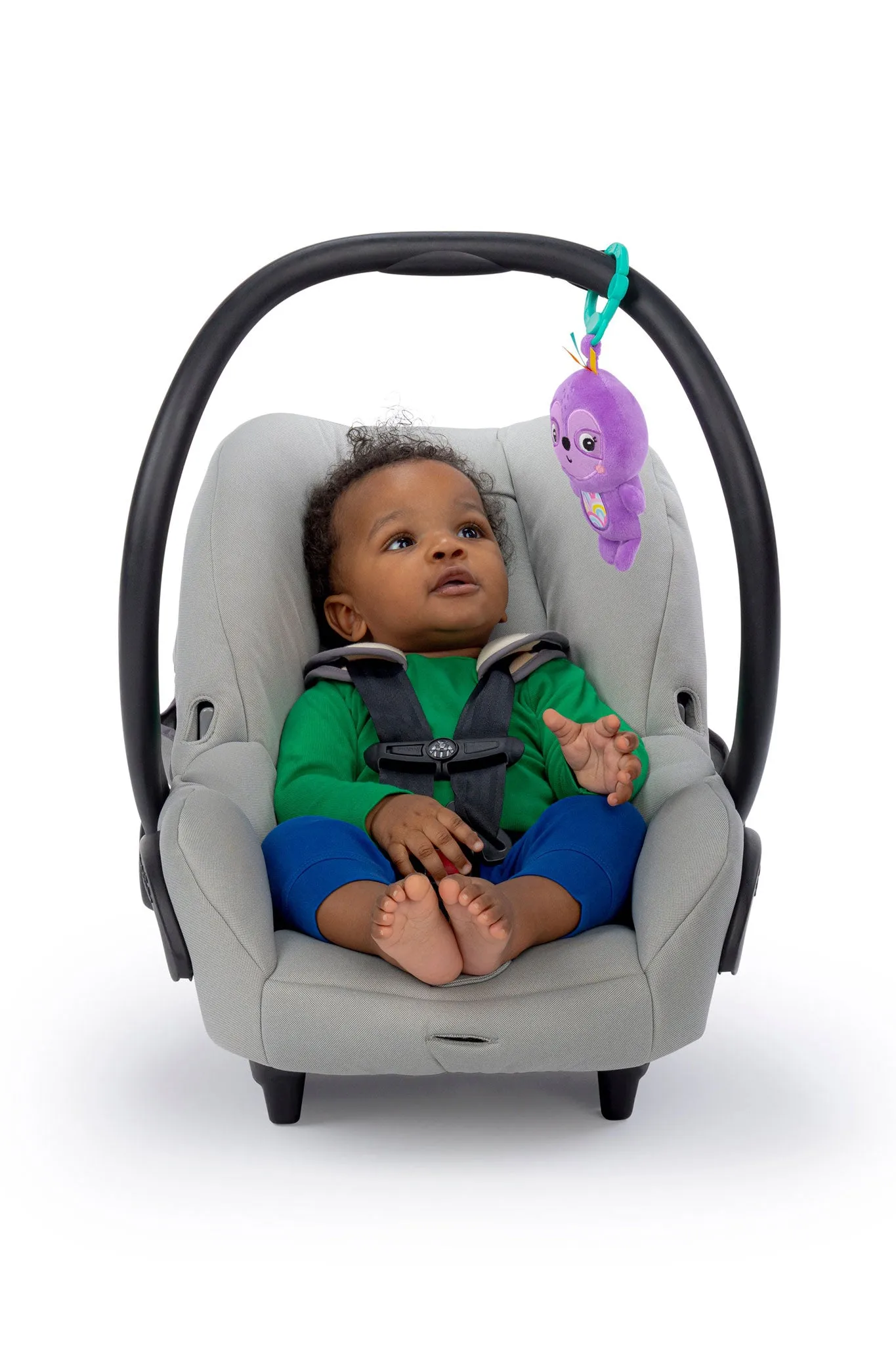 Bright Starts Reach & Rattle Purple Sloth