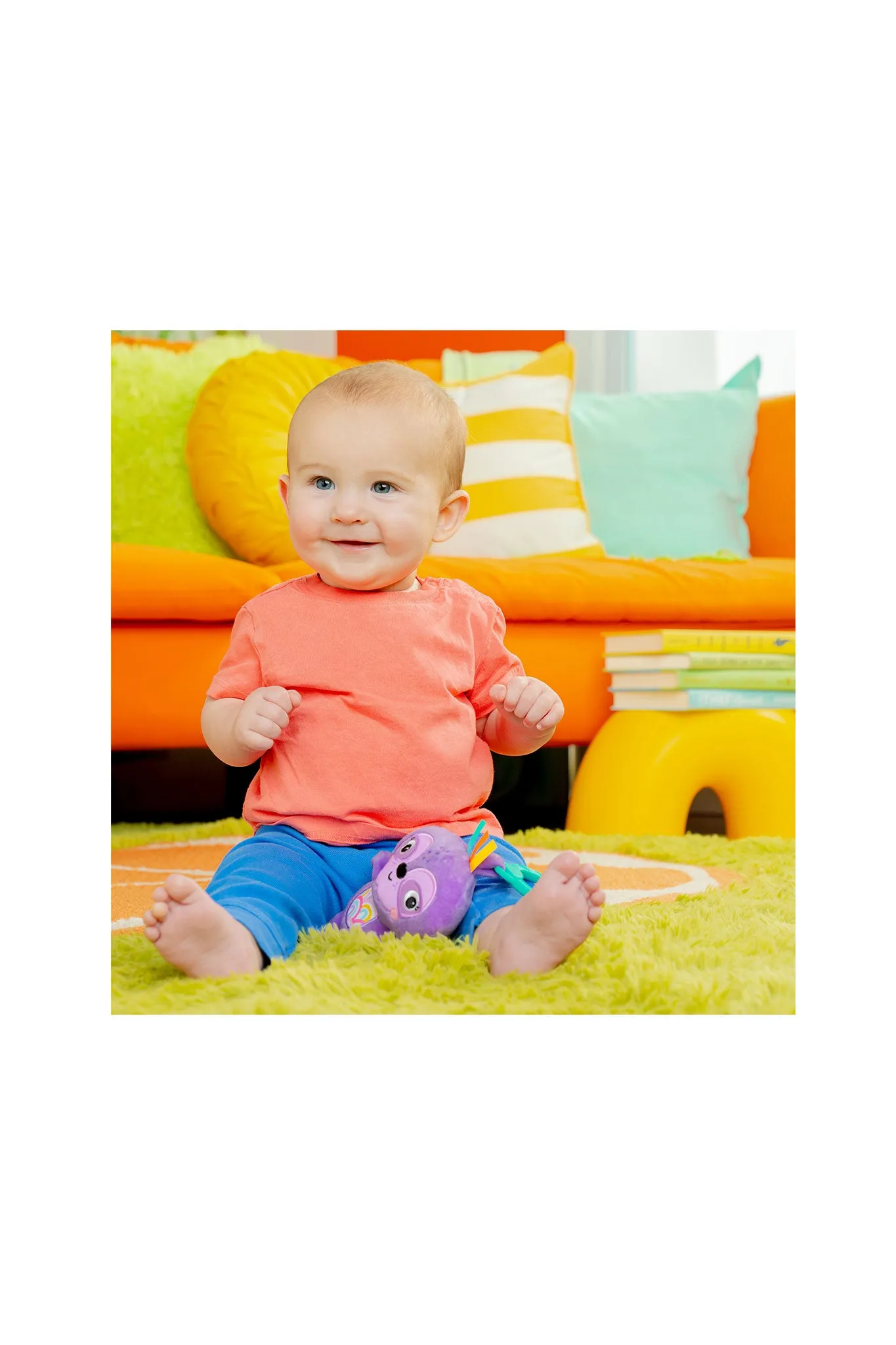 Bright Starts Reach & Rattle Purple Sloth