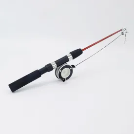 Cat Wand Toy-Adjustable Fishing Pole Design, Interactive Cat Teaser Wand with Retractable Handle, Extendable, Comfortable Non-Slip Handle, Perfect for Indoor Cats (Not Include Replacement)