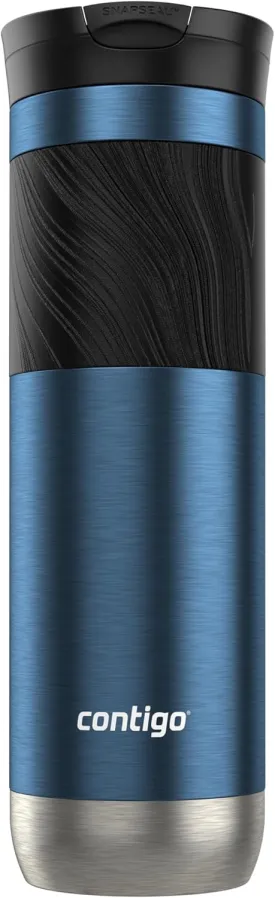 Contigo Byron 2.0 Stainless Steel Travel Mug with SNAPSEAL Lid and Grip 24 oz Blueberry