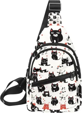 Dog Cat Pets Puppy (1) Sling Backpack Bag
