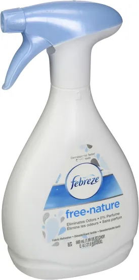 Febreze Fabric Refresher -Free Nature - 27 Fl Oz. (Pack of 2)