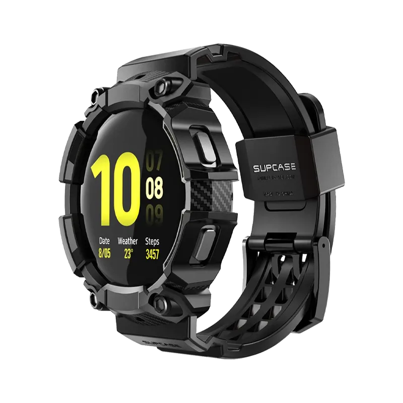 Galaxy Watch4 44mm Unicorn Beetle PRO Wristband Case(Open-Box)-Black