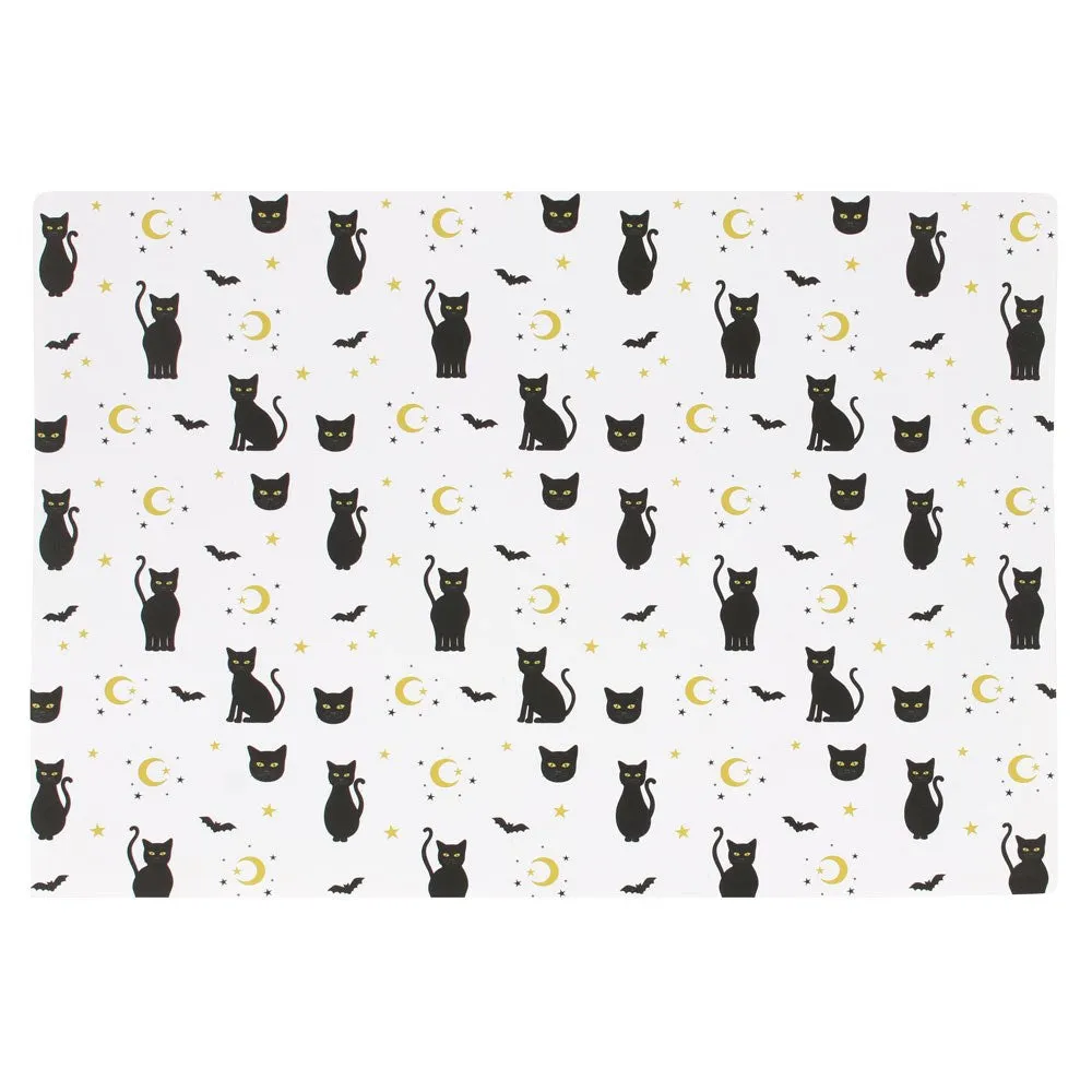 Gothicat Print Plastic Dinner Mat