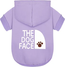 Paiaite Purple Chihuahua Dog Hoodie: Keep Your Pup Warm and Stylish with a 'The Dog Face' Printed Sweatshirt, Pet Clothes, and Sweater Coat All in One - Perfect for Winter and Cool Summer Nights! S