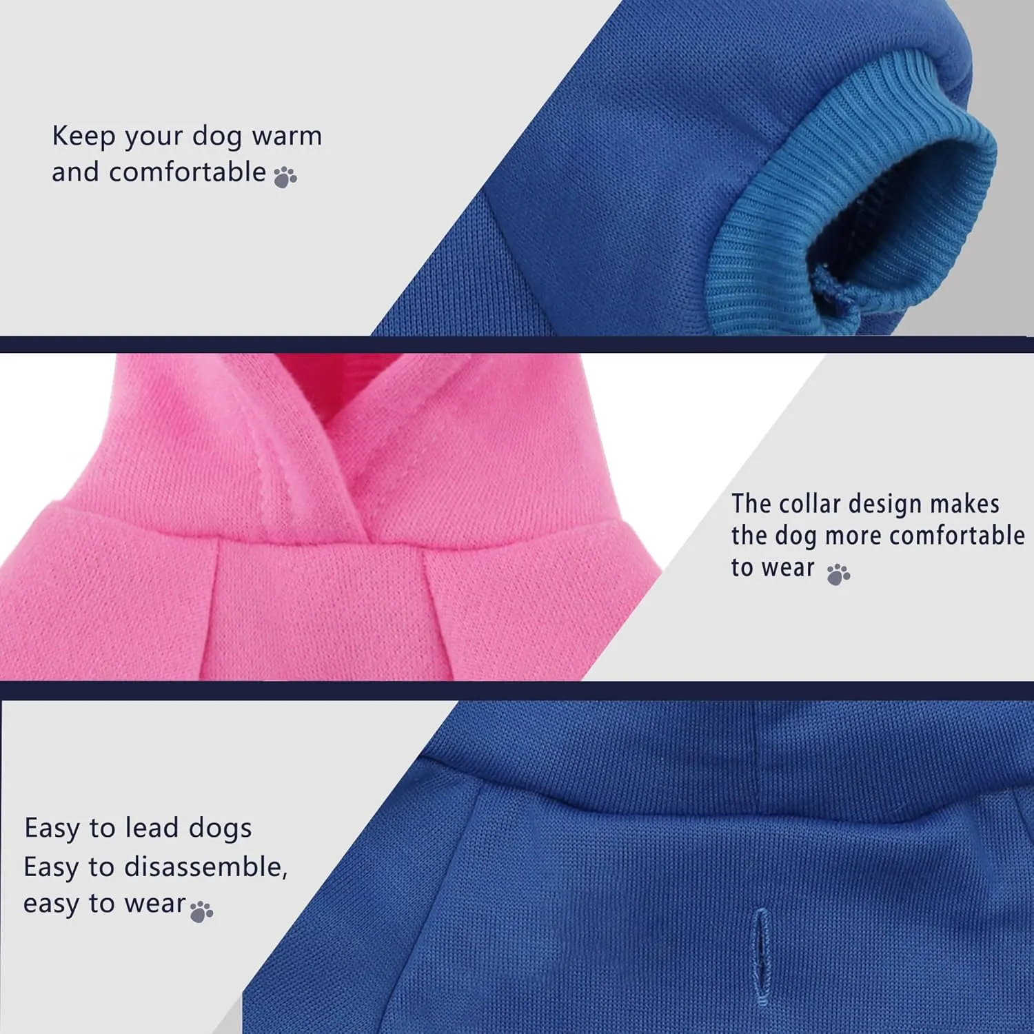 Paiaite Purple Chihuahua Dog Hoodie: Keep Your Pup Warm and Stylish with a 'The Dog Face' Printed Sweatshirt, Pet Clothes, and Sweater Coat All in One - Perfect for Winter and Cool Summer Nights! S