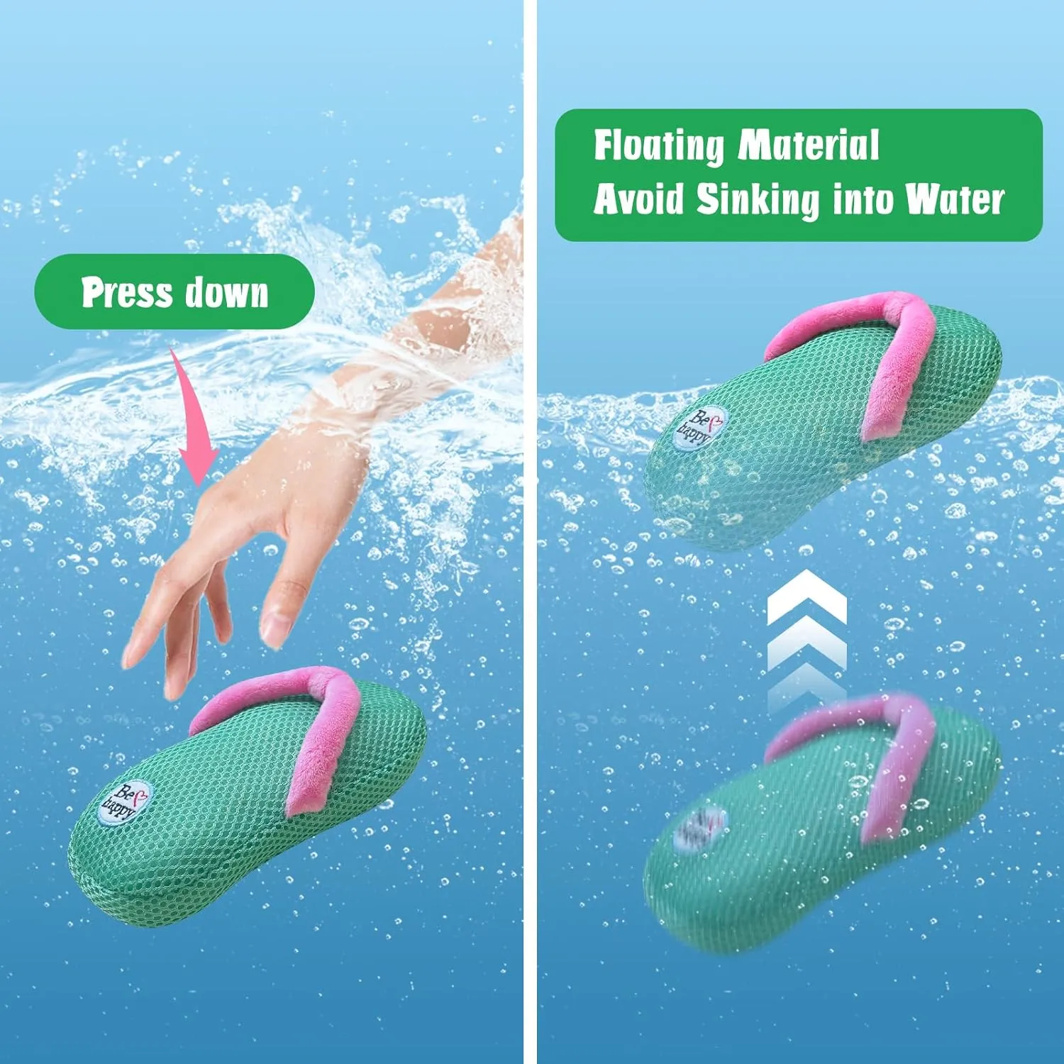 Squeaky Dog Toys, Floating Dog Toys for Water or Pool, Slippers Dog Gifts for Small and Medium Dogs