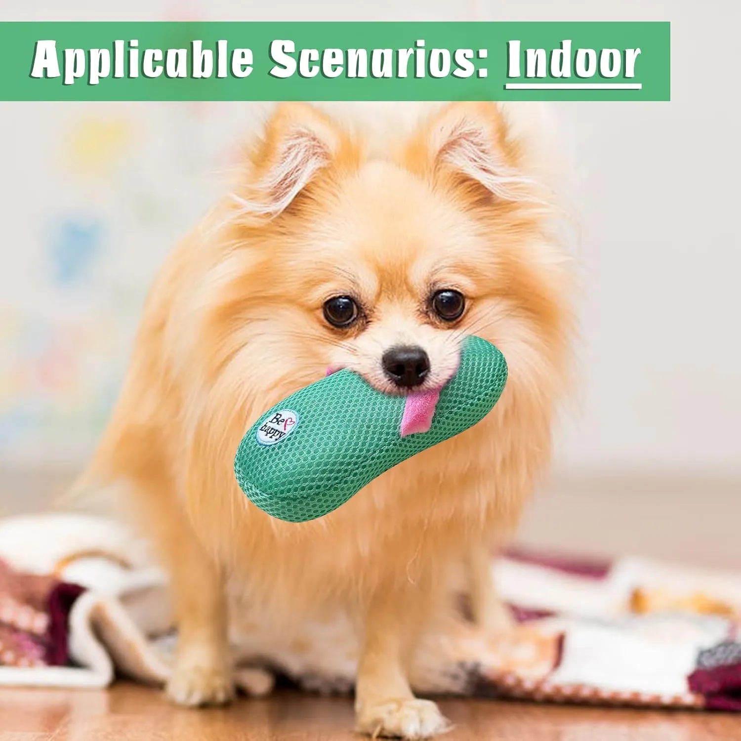 Squeaky Dog Toys, Floating Dog Toys for Water or Pool, Slippers Dog Gifts for Small and Medium Dogs