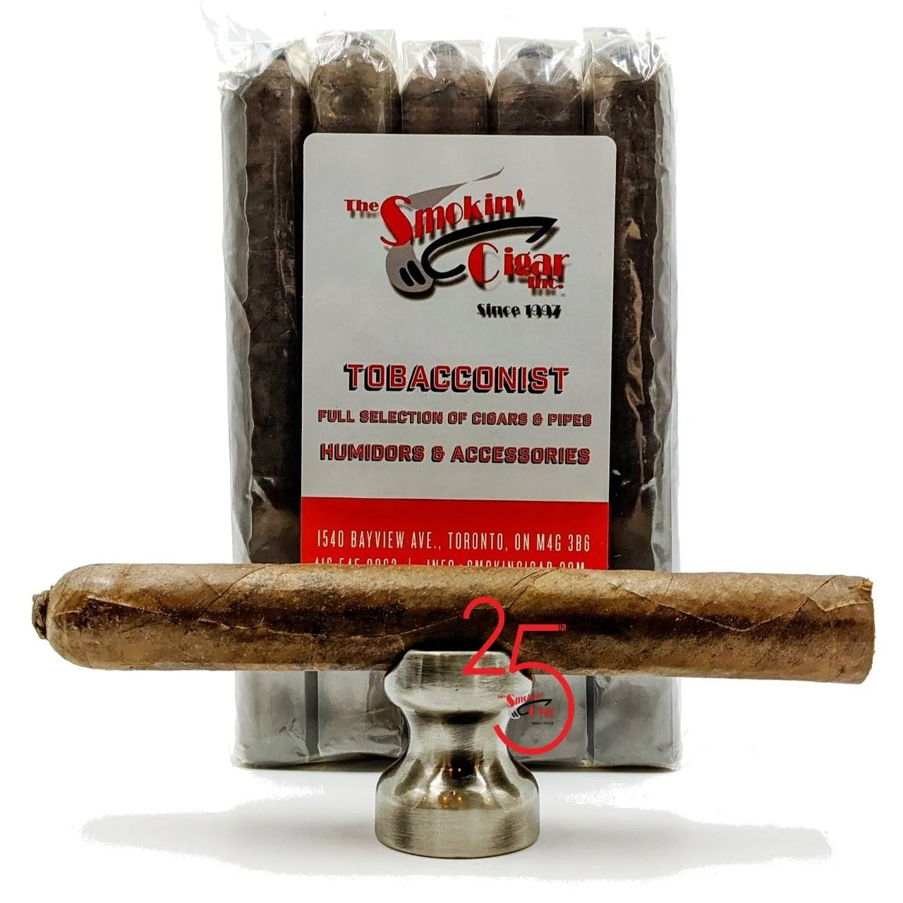 The Smokin' Cigar Inc. AJF Churchill Maduro 7x60. Buy 10 and get one for a penny!