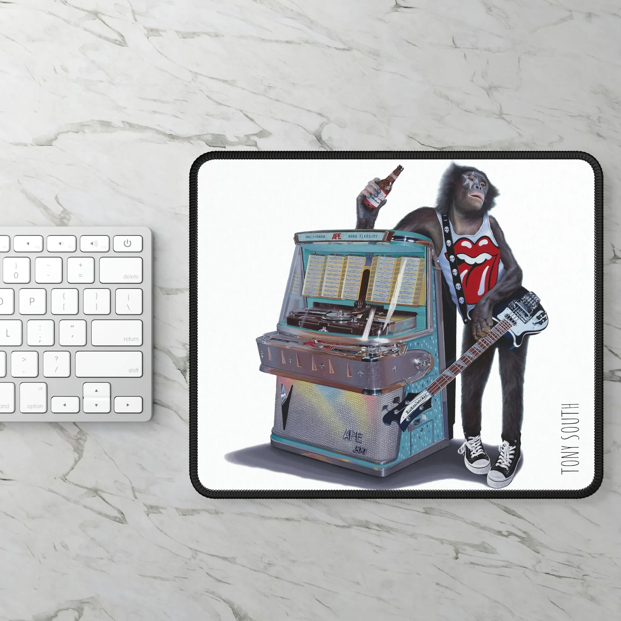 Tony South: "Jukebox Hero" - Gaming Mouse Pad