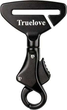 TRUE LOVE Vehicle Seat Belt Safety Buckle Lock, Fit Pet Harness Dog Car Travel Portable Lightweight