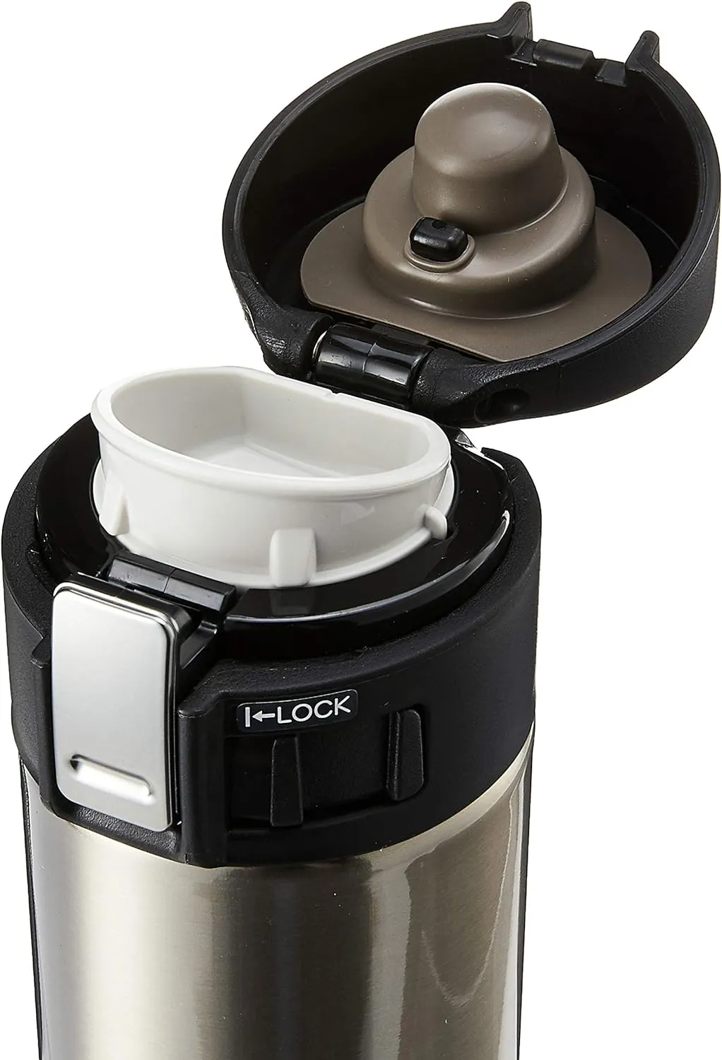 Zojirushi 0.36-Liter Stainless Steel Travel Mug, 12-Ounce, Silver